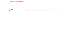 Desktop Screenshot of e-design.com